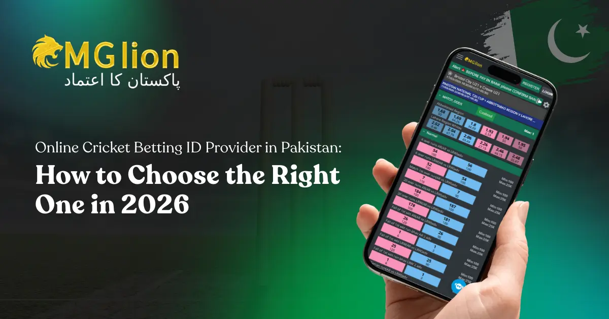 Online Cricket Betting ID Provider in Pakistan -Mglionpk.com