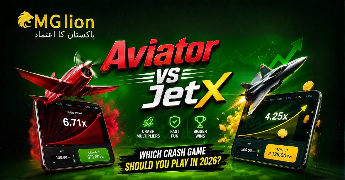 Aviator vs JetX game with Mglionpk